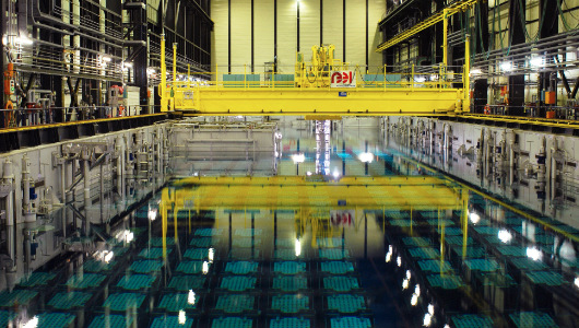 Nuclear lifting of REEL in a Waste Recovery and Conditioning Systems