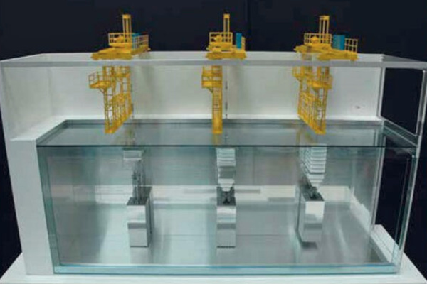 coupe transversale de racks de stockage nucléaires de REEL pour EDF