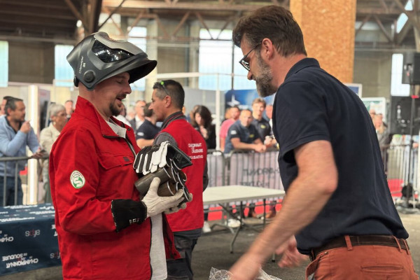 Champion de france de soudure, salarié de REEL