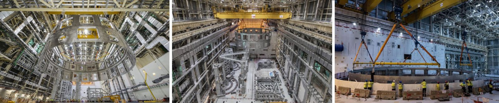 overhead cranes in full operation for ITER greatest assembly achievement