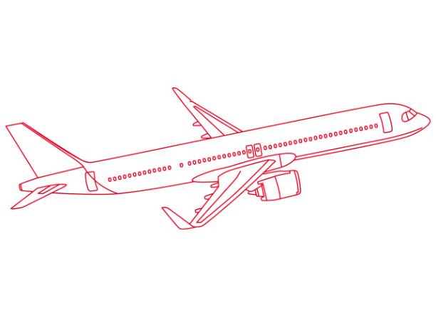 dessin industriel d'un avion pour REEL international