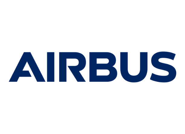 Logo Airbus, client de REEL international dans le domaine de l'aéronautique