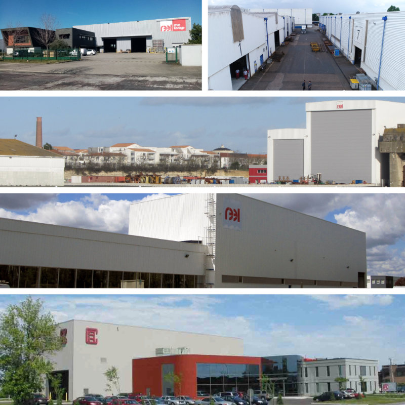 montage de 5 usines REEL International