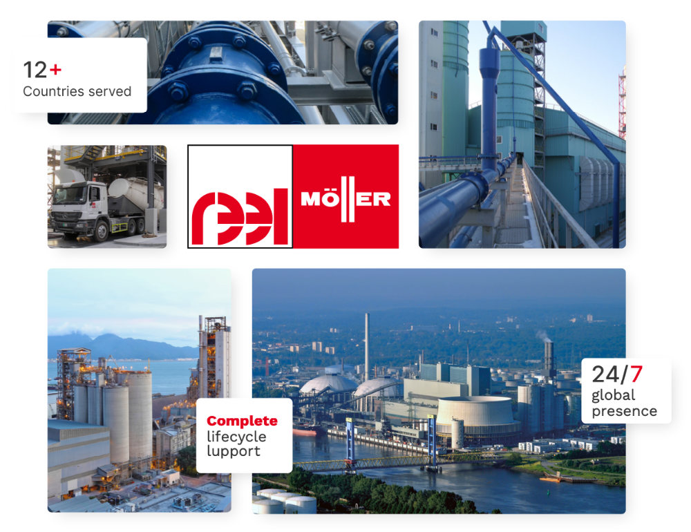 REEL Möller penumatic conveying and storage solutions
