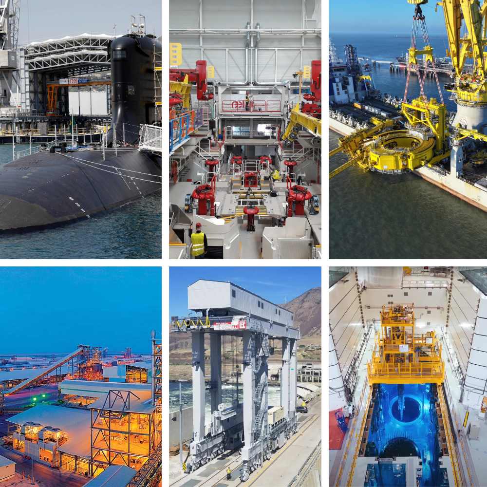 photo gallery of the industrial sectors in which the REEL Group operates