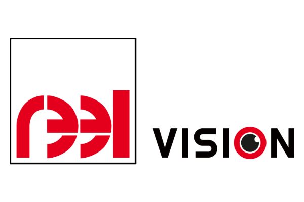 Logo REEL Vision, équipe dédiée à l'industrie 4.0 de REEL