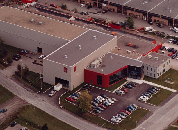 REEL International factory in Canada, located in Boisbriand
