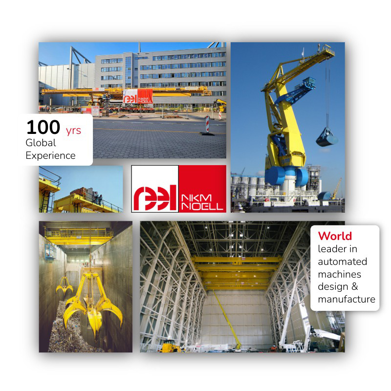 100 years of expertise for REEL NKM NOELL special cranes