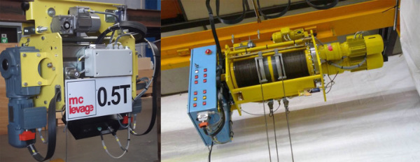 Treuils et palans de REEL MC Levage