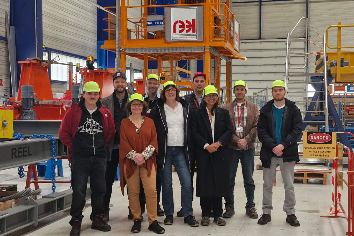 accueil des nouveaux salariés de reel international et visite d'usine