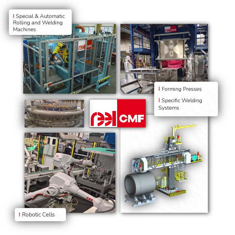 patchwork of custom machines from REEL CMF