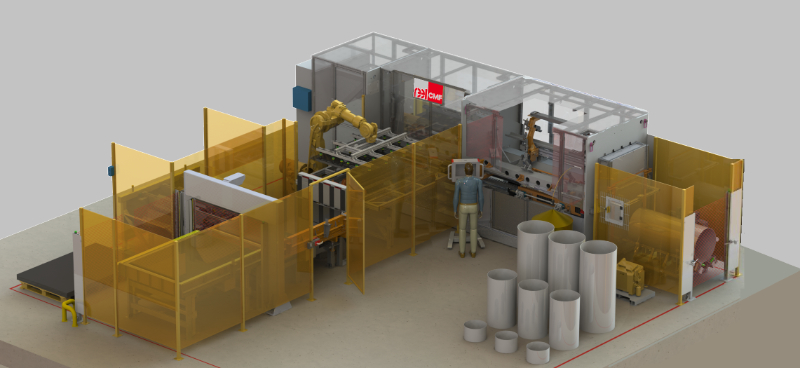 reel cmf Lignes de roulage et soudage robotisées & entièrement automatisées